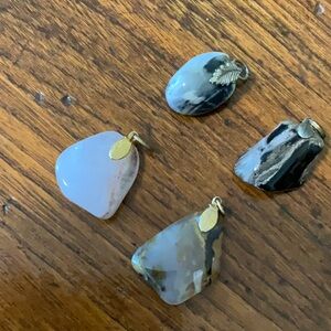 Four Stone Pendants